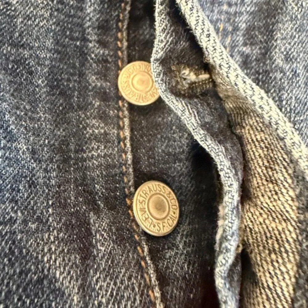 Levi Strauss 501‎ Mens Jeans W36 L34 Button Fly Blue Denim Cotton